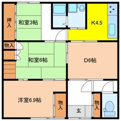 ウェルハウス鷺山東の物件間取画像